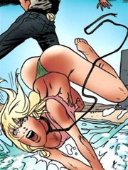 Young sexy couple get enslaved and used as fuck toys by cruel guy. tags: big tits, bdsm art, perfect ass.