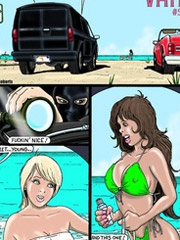 Bad boys are choosing a new victim on the beach