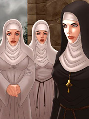 The poor gurl was sent to a convent by her father
