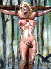 Some torture and wacking does not hurt her! or does it? see for yourself!