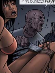The negro in love with a girl in the chest and never let it not