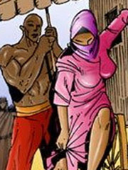 White girls sold at the slave market as slaves!