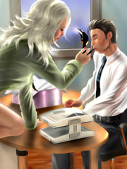 Guy worships two mistresses' feet and shoes then licks jizz from shoe 3d