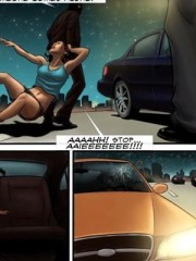 Captured by police two cartoon beuaties can't stand rough torturing and abusing.