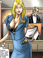 Lovely obedient slave girls are in use everywhere in this luxurious hotel.