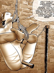 Cartoon bdsm pics of poor chicks in sexy stockings gets their love holes fucked while being whipped.