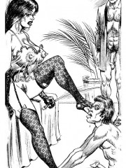 Lots of violence and dirty painful sex in the coolest black and white bdsm pics