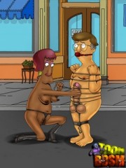 Dirty bdsm drawn porn comics with cool episodes of hard torturing and banging